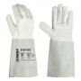 Guante Soldadura FGS 918 Piel Flor Vacuno/Serraje Manguito: 18 cm (6 pares)