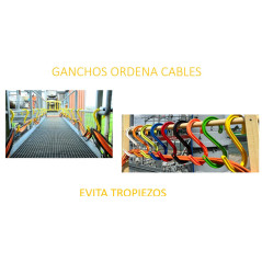 GANCHOS ORDENA CABLES