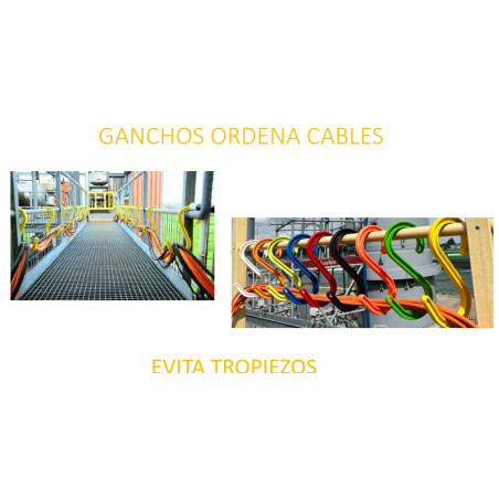 GANCHOS ORDENA CABLES